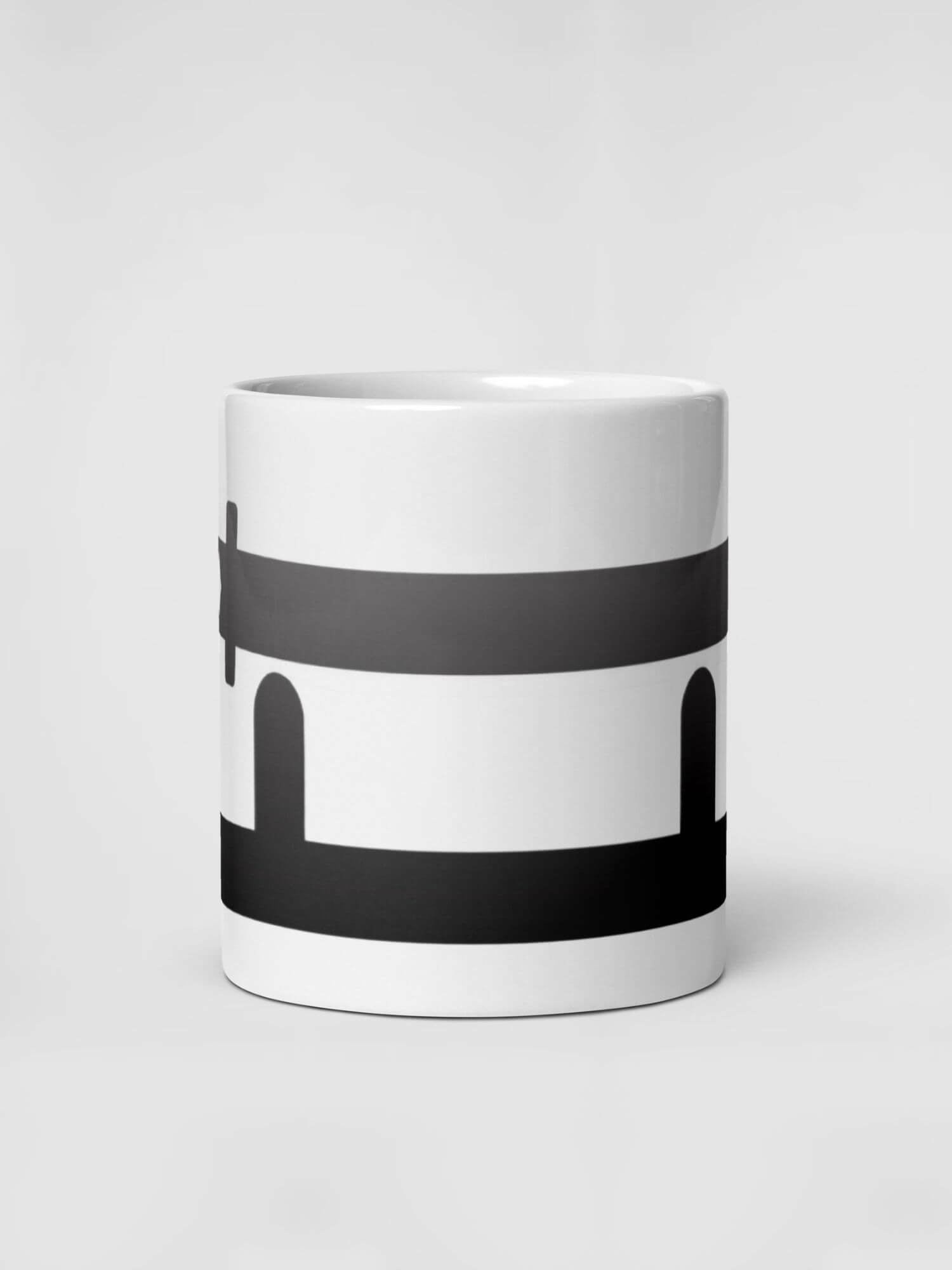 Glossy Samurai Sword Mug     Japan Cartoon woman character drinks cup coffee, tea, juice, milk drinking cups miteigi branded product item tumblers ceramics in white with black multicolor pattern Ceramic Anime Gifts girls teenagers y2k generation Japanese souvenirs mugs