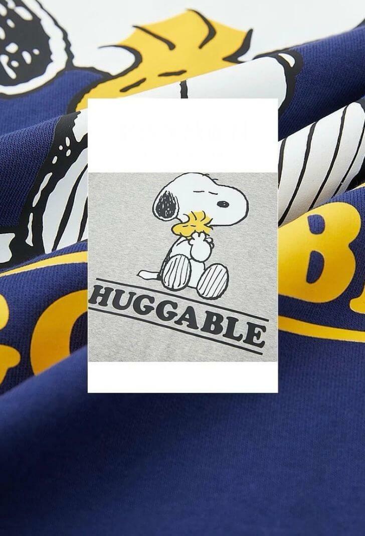 Graphic Crewneck Sweatshirt    Genderful Unisex anywear Men’s Women’s Spring Kawaii Pullover Crew neck Round 0-Neck banded Huggable Cartoon Snoopy Peanuts Printed Long Sleeves Loose Fitting Mens womens Tops Sweatshirts for petite-, tall-, plus- size man woman in blue Gray grey