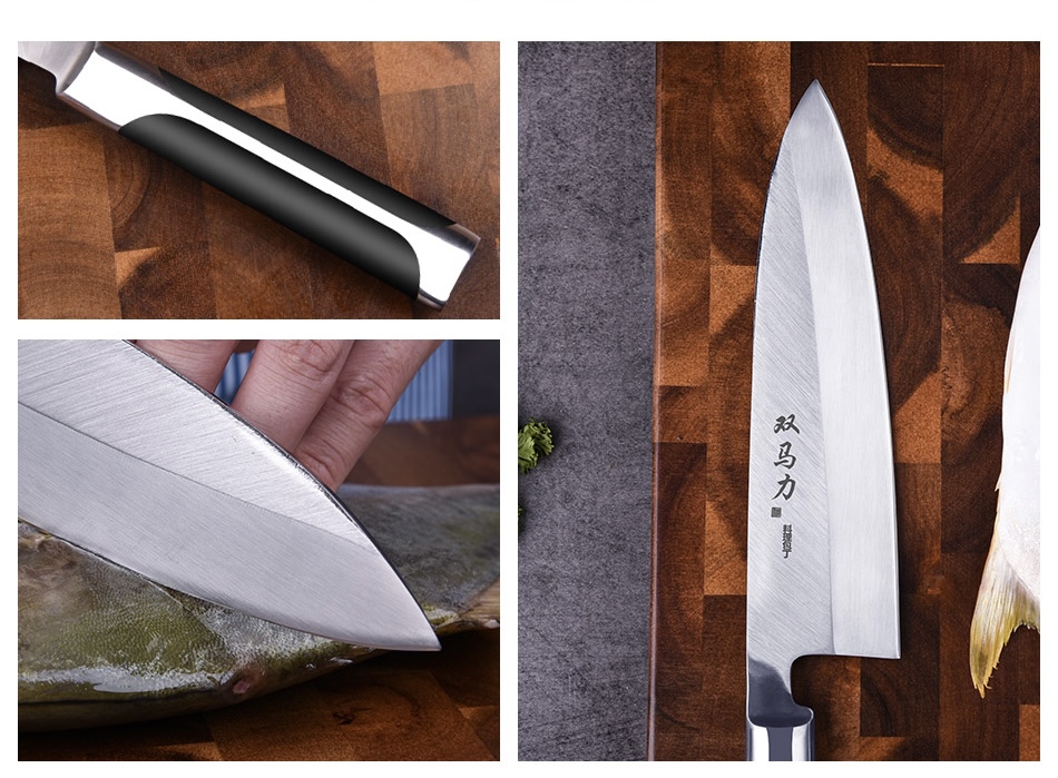 Japanese Sashimi Knife 8 inch Sushi Kitchen Salmon Fish Filleting Steel Trend Japan Knives Cleaver Cutter Slicing Kitchen Tool