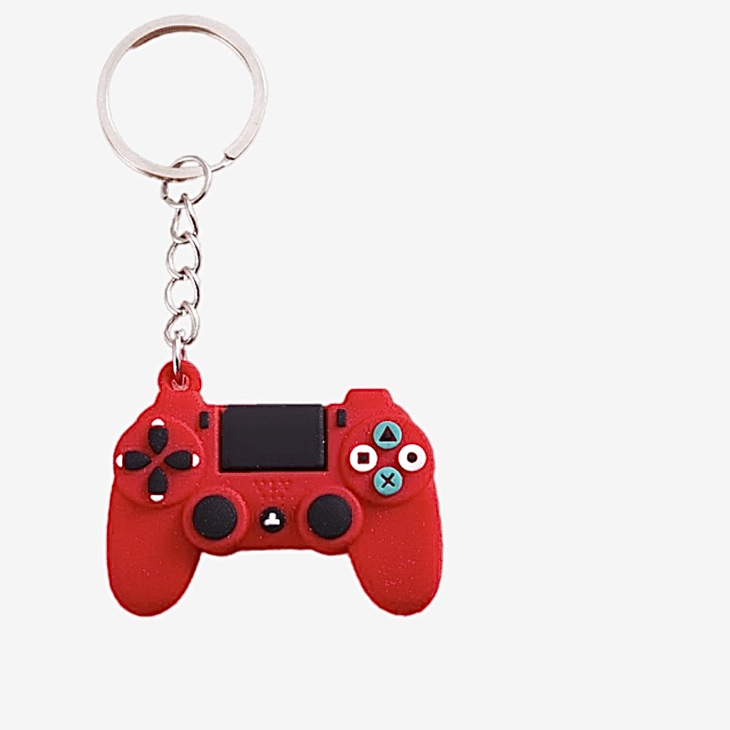 Diverse Red Black Gameboy Console Joystick Keyrings Car Mirror Accessory Game PC Controller Machine Keychain & Keyring Keychains Cute Gamepad Joystick Key Chain Hanging Key Chains Trending in Red