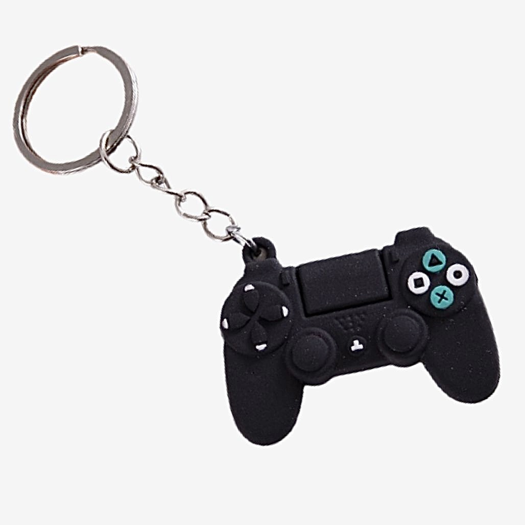 Diverse Red Black Gameboy Console Joystick Keyrings Car Mirror Accessory Game PC Controller Machine Keychain & Keyring Keychains Cute Gamepad Joystick Key Chain Hanging Key Chains Trending in Black