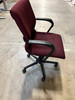 Steelcase Burgundy Pattern Task Chair