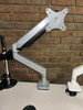 NEW HAT Envoy-1 Articulating Computer Monitor Arm -- Silver 