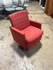 Used Allsteel Red Office Club Chair 27.5"W