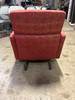 Used Allsteel Red Office Club Chair 27.5"W