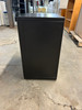 Black Office 2-Drawer Filing Pedestal 15"W with Lock