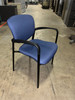 Used Haworth Improv Side Chair -- Blue