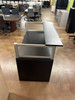 Black Reception Station with Filing Lock and Key 5' x 3'