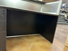 Black Reception Station with Filing Lock and Key 5' x 3'