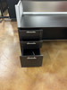 Black Reception Station with Filing Lock and Key 5' x 3'