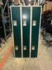 Lyon Green Steel Lockers Unit of 6