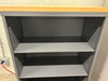 Used Gray and Blonde Maple Top Bookcase 3-Shelf 30"W