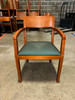 Used Geiger Green Wood Back Office Side/Guest Chair