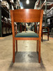 Used Geiger Green Wood Back Office Side/Guest Chair
