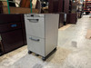 Used Knoll Currents Gray Mobile Filing Pedestal 15"W