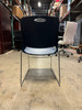 Used Blue Stack Chair Seating Armless