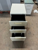 Used White Box Box File Mobile Storage Pedestal 14.5"W
