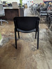 Black Plastic Stacking Chair