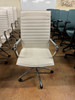 Used White Office Source Ridge Collection High Back Conference Task Chair