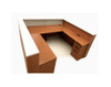 U-Shaped Cherry Reception Desk 8'x 8'