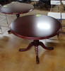 Round 42" Table with Claw Foot Base