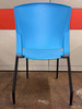 9to5 Seating Bright Blue Bella Plastic Chair