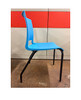 9to5 Seating Bright Blue Bella Plastic Chair