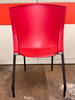 9to5 Seating Red Bella Plastic Chair