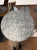 Bistro Round Table - Gray Metallic