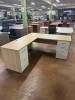 Woodgrain L-shaped