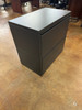 Charcoal Gray 2-Drawer Pedestal