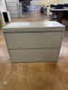Light Gray Durable 2-Drawer Lateral