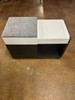 Sidecar Mobile Storage Unit White/Gray