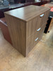 OfficeSource Modern Walnut 3-Drawer Lateral