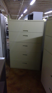 5 Drawer Steelcase Filing Cabinet Front