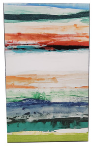 36x60 Artist Sisa Jasper, Titled: Primary Decision III