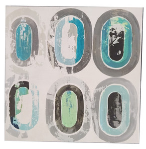 40x40 Canvas Print by Canvas Print byArtist Tom Reeves, Titled: Concentric Emotion II