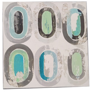 40x40 Canvas Print by Artist Tom Reeves, Titled: Concentric Emotion I