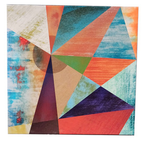 36x36 Canvas Print by Artist Barry Osbourn, Titled: Soft Geo 2