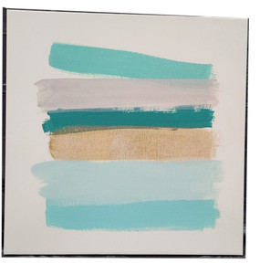 36x36 Canvas Print by Artist June Erica Vess, Titled: Palette Stack II