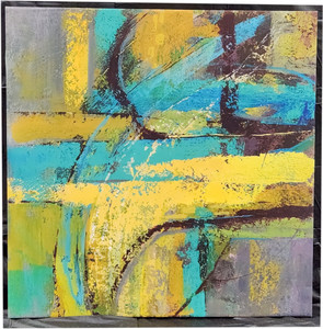 32x32 Canvas Print by Artist Julie Joy, Titled: Inception