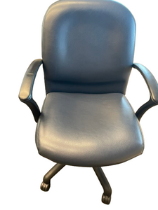 Chromcraft Blue Conf Chair 54980