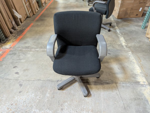 Used Black and Gray Knoll Office Chair