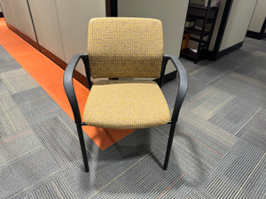 Yellow HON Fabric Side Chair