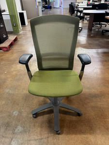 Slim Olive Green Knoll Life-Chair
