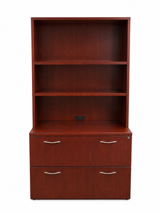 Lateral File Cabinet/Bookshelf Hutch