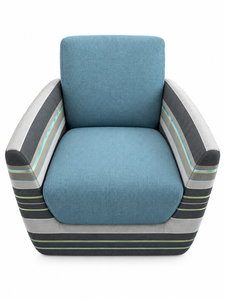 Nienkamper Lounge Chair- Blue