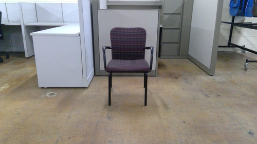 Haworth Improv Checkered Side Chair with Arms