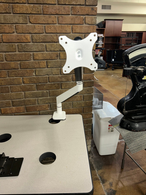 Homestead Computer Arm NEW HAT Envoy-1 Articulating Computer Monitor Arm -- White