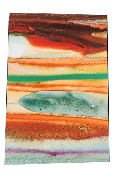 40x60 Canvas Print by Artist Tracy Hiner, Titled Sunset Splash B